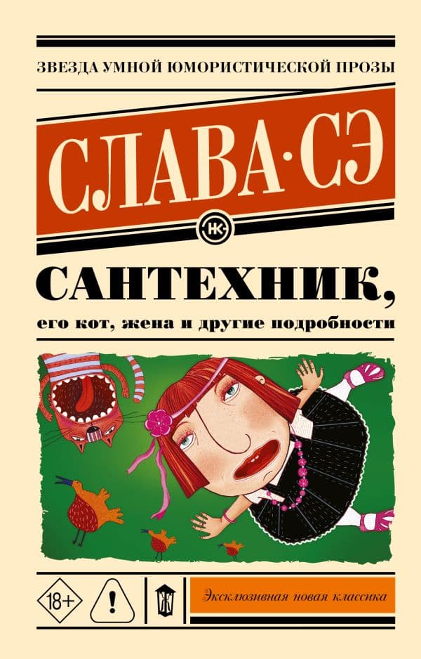 Обложка книги Сантехник, его кот, жена и другие подробности — Слава Сэ
