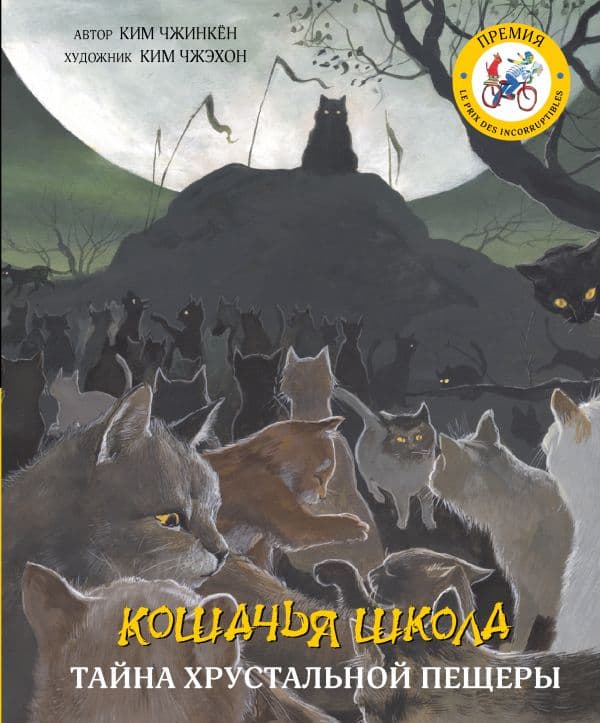 Обложка книги Кошачья школа: Тайна хрустальной пещеры — Чжинкён Ким, Чжэхон Ким