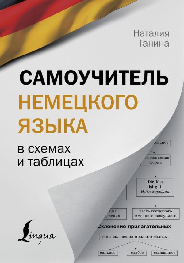 Обложка книги Самоучитель немецкого языка в схемах и таблицах — Ганина Н.А.