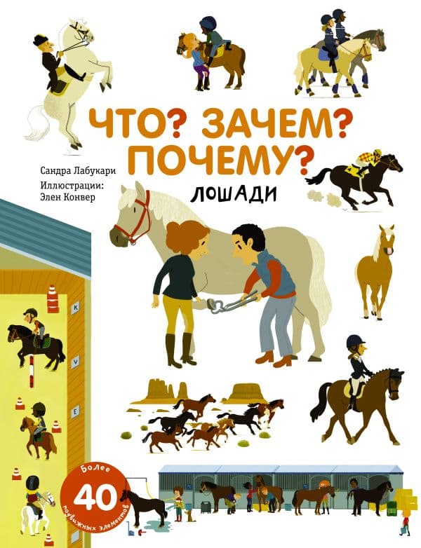Обложка книги Что? Зачем? Почему? Лошади — Лабукари С.
