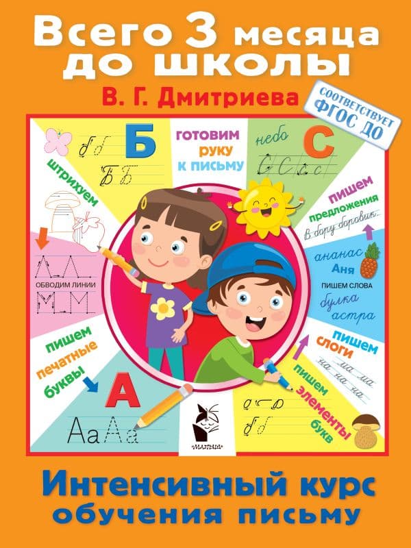 Обложка книги Интенсивный курс обучения письму — Дмитриева В.Г.