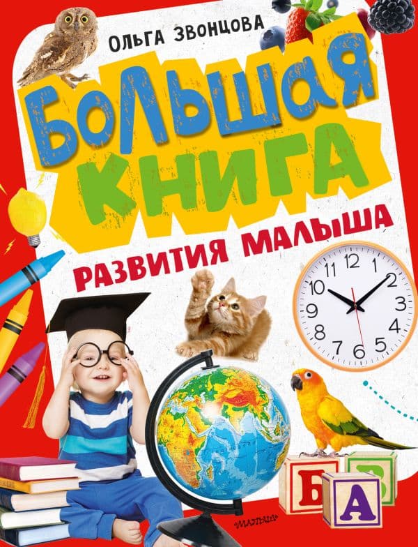 Обложка книги Большая книга развития малыша — Звонцова О.А.