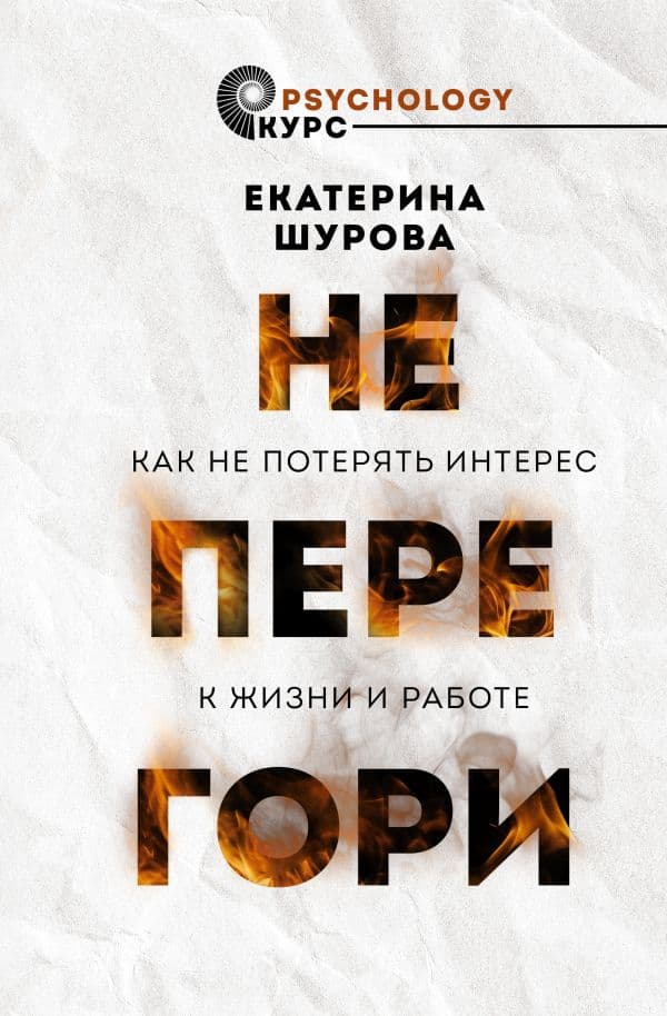 Обложка книги Не перегори. Как не потерять интерес к жизни и работе — Шурова Е.