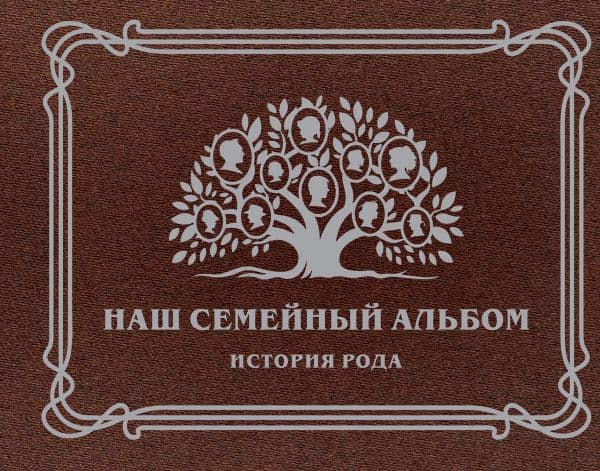 Обложка книги Наш семейный альбом. История рода — .