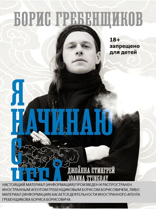 Обложка книги Борис Гребенщиков. Я начинаю с неба — Стингрей Д.