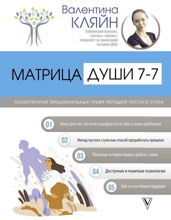 Обложка книги Матрица души 7-7. Психотерапия эмоциональных травм методом пустого стула — Кляйн В.В.