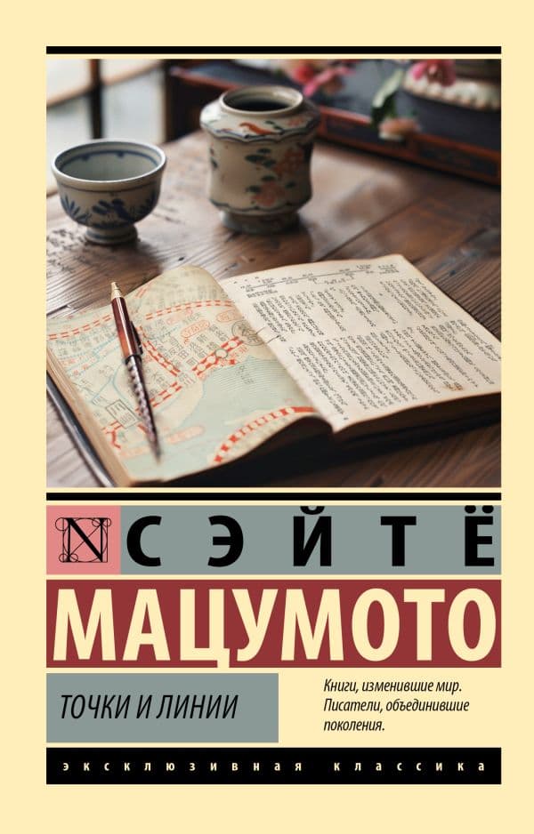 Обложка книги Точки и линии — Мацумото С.