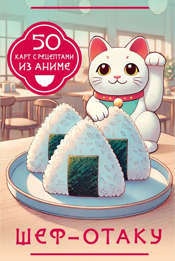 Обложка книги Шеф-отаку. 50 карт с рецептами из аниме — .