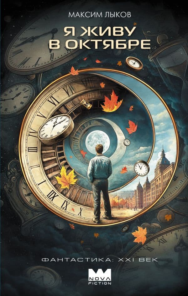 Обложка книги Я живу в октябре — Лыков М.