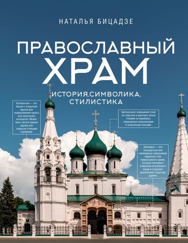 Обложка книги Православный храм - история, символика, стилистика — Бицадзе Н.В.
