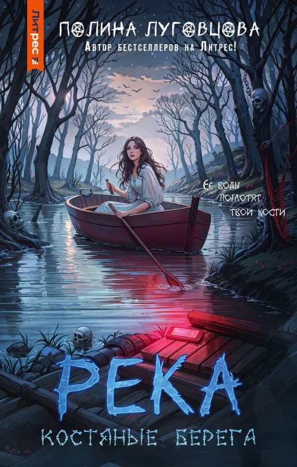 Обложка книги Река костяные берега — Луговцова П.
