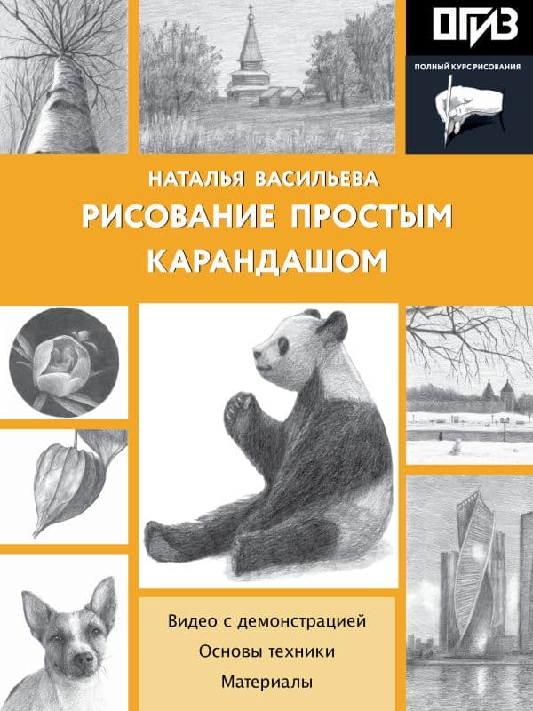 Обложка книги Рисование простым карандашом — Васильева Н.В.