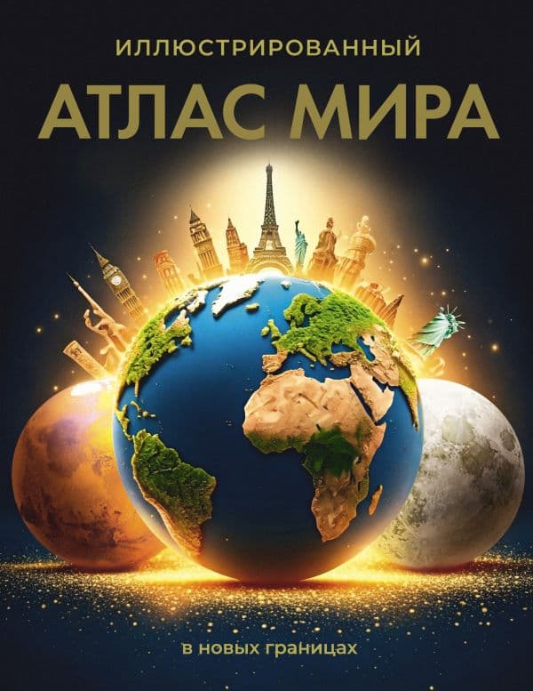 Обложка книги Иллюстрированный атлас мира (в новых границах) — .