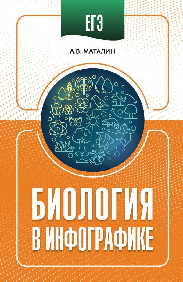 Обложка книги ЕГЭ. Биология в инфографике — Маталин А.В.