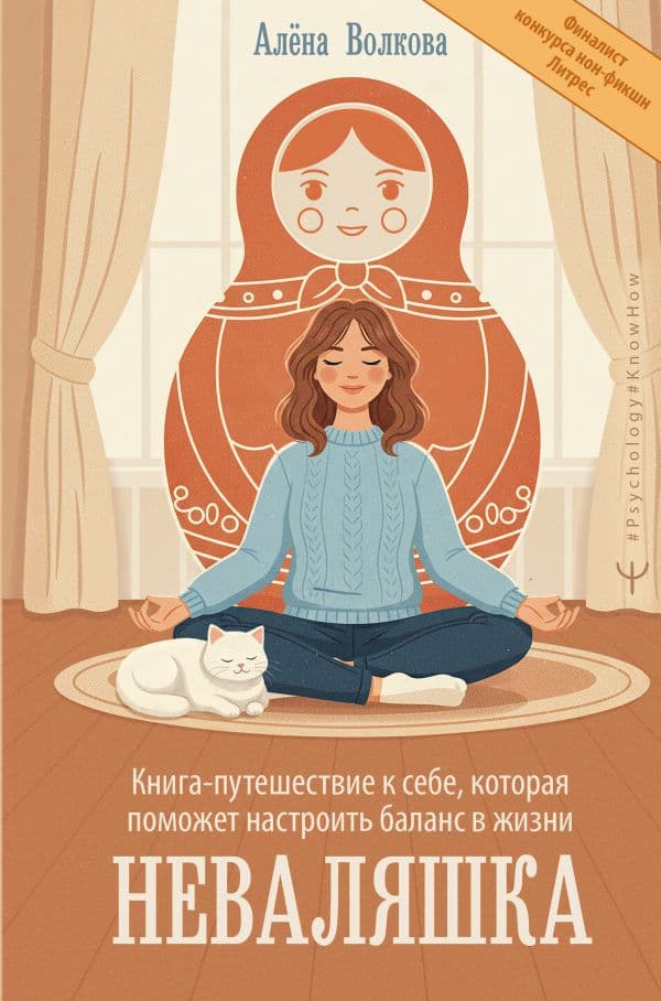 Обложка книги Неваляшка. Книга-путешествие к себе, которая поможет настроить баланс в жизни — Волкова Алёна
