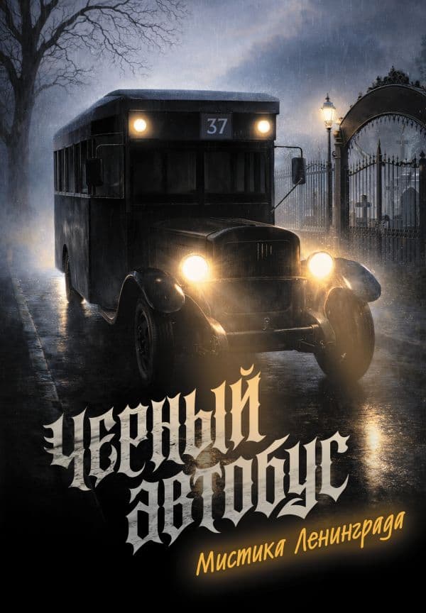 Обложка книги Черный автобус. Мистика Ленинграда — &ltне указано>