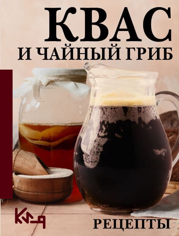 Обложка книги Квас и чайный гриб. Рецепты — Аврамчук С.
