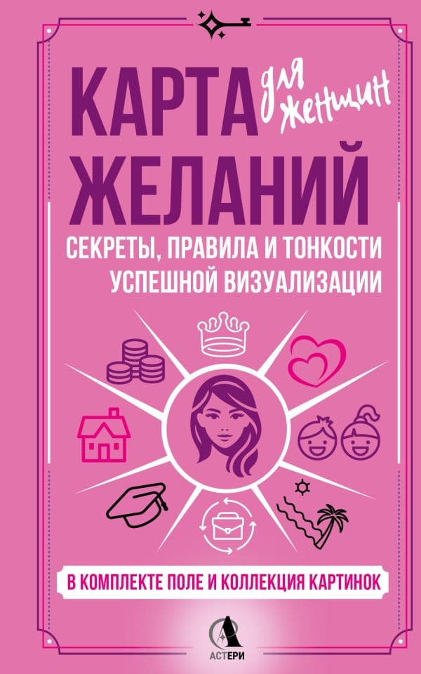 Обложка книги Карта желаний для женщин: секреты, правила и тонкости успешной визуализации — Найман Зара