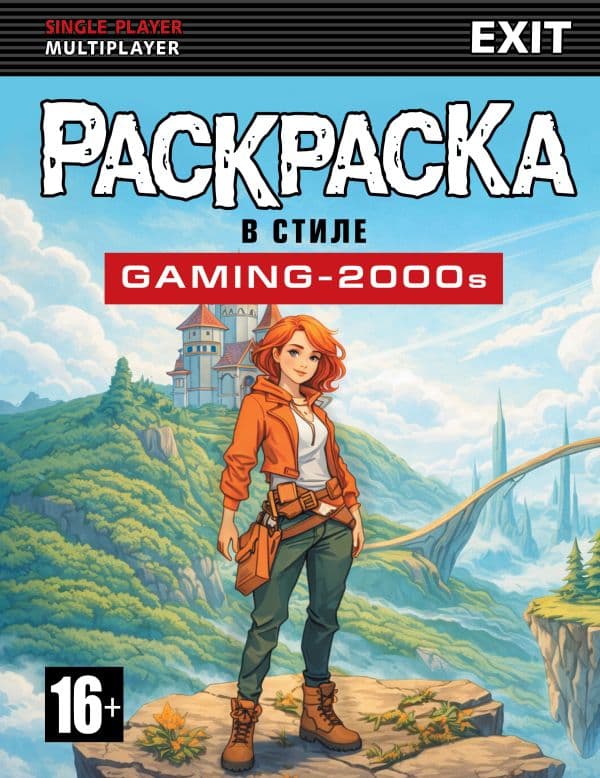 Обложка книги Раскраска в стиле GAMING-2000s — <не указано>