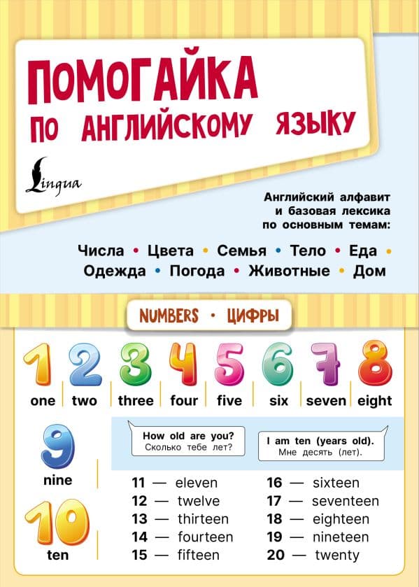 Обложка книги Помогайка по английскому языку — .