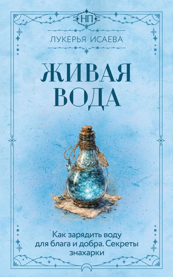 Обложка книги Живая вода. Как зарядить воду для блага и добра. Секреты знахарки — Исаева Лукерья