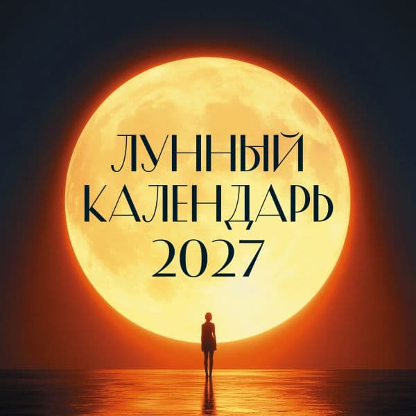 Обложка книги Лунный календарь на 2027 год (настенный) — .