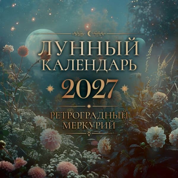 Обложка книги Лунный календарь "Ретроградный Меркурий" — &ltне указано>