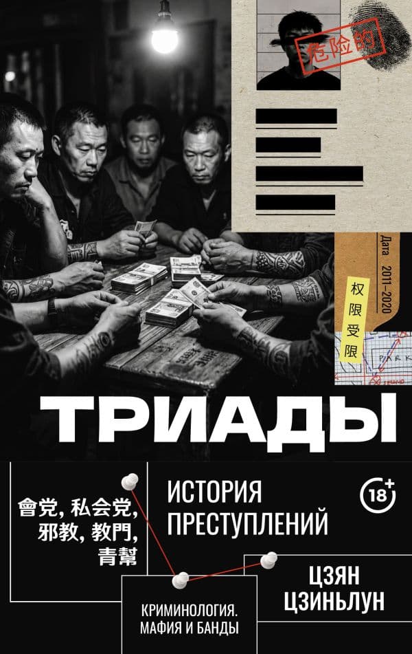 Обложка книги Триады. История преступлений — Цзиньлун Цзян