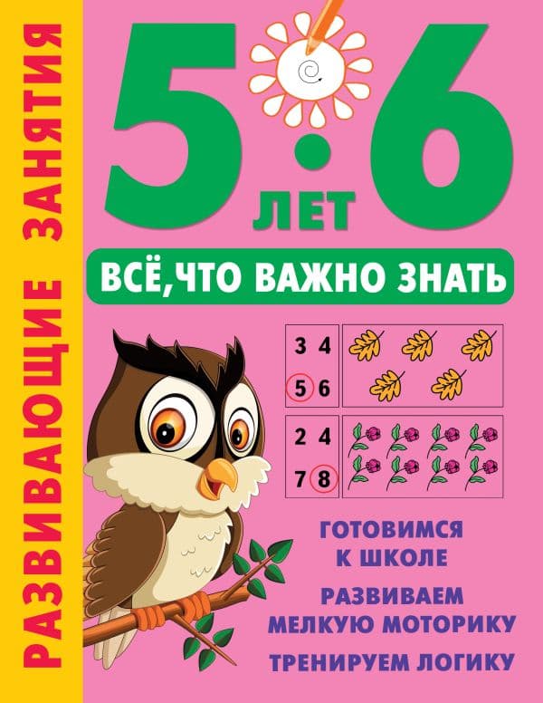 Обложка книги Развивающие занятия. Всё, что важно знать. 5-6 лет — Дмитриева В.Г.