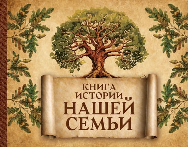 Обложка книги Книга истории нашей семьи — .