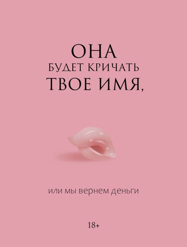 Обложка книги Она будет кричать твое имя, или мы вернем деньги — .