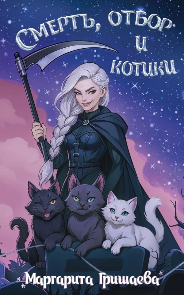 Обложка книги Смерть, отбор и котики — Гришаева М.